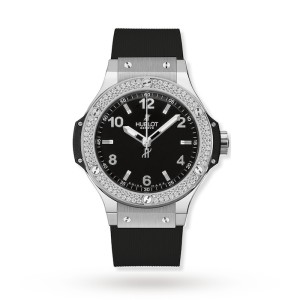 Hublot Big Bang Women Quartz Black Rubber Watch 361.SX.1270.RX.1104