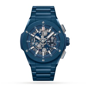 Hublot Big Bang Men Automatic Blue Ceramic Watch 451.EX.5123.EX
