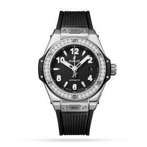 Hublot Big Bang Men Automatic Black Rubber Watch 485.SX.1170.RX.1204