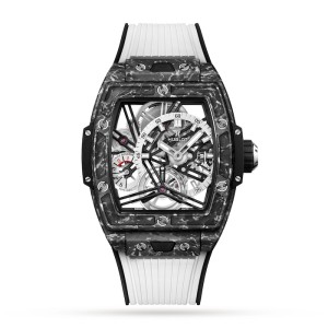Hublot Spirit Of Big Bang Men Automatic Silver Rubber Watch 645.QW.2012.RW