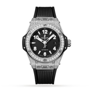 Hublot Big Bang Women Automatic Black Rubber Watch 485.SX.1170.RX.1604