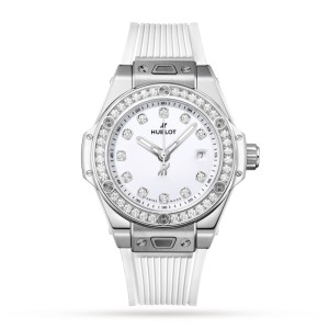 Hublot Big Bang Women Automatic White Rubber Watch 485.SE.2210.RW.1204