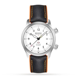 Bremont Martin Baker Men Automatic White Rubber Watch MBII-SS-WH-C-O-P-11R