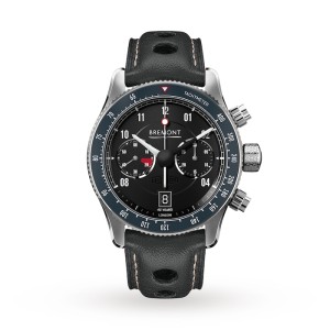Bremont Jaguar Men Automatic Black Stainless Steel Watch E-TYPE-60TH-GR-SS-R-S