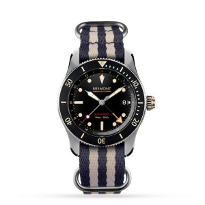 Bremont Supermarine Men Automatic Black Nylon Watch S302-BK-NATO-R-S