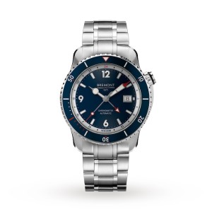Bremont Supermarine Men Automatic Blue Stainless Steel Watch S500-RFU-B
