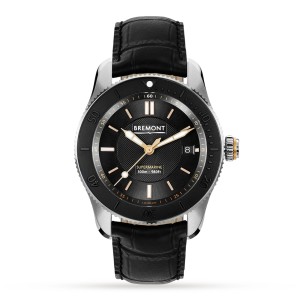 Bremont Supermarine Men Automatic Black Leather Watch S300-KAIMU-R-S