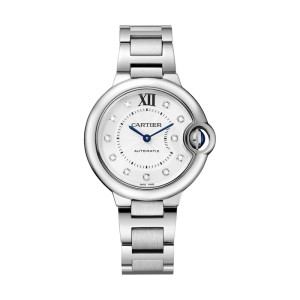Cartier Ballon Bleu de Cartier Women Automatic Silver Stainless Steel Watch W4BB0021
