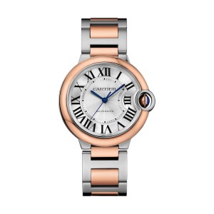 Cartier Ballon Bleu de Cartier Women Automatic Silver Bicoloured Watch W2BB0003