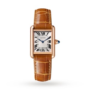 Cartier Tank Louis Women Automatic Silver Alligator Watch WGTA0010