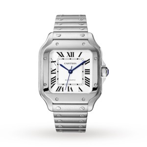 Cartier Santos de Cartier Men Automatic Silver Stainless Steel Watch WSSA0029