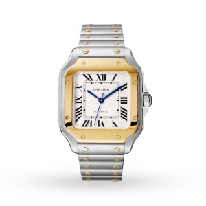 Cartier Santos de Cartier Men Automatic Silver Stainless Steel Watch W2SA0016
