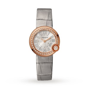 Cartier Ballon Bleu de Cartier Women Quartz Silver Leather Watch WJBL0006