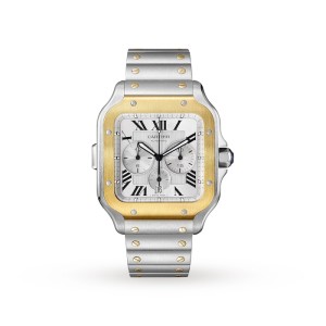 Cartier Santos de Cartier Men Automatic Silver Stainless Steel Watch W2SA0008