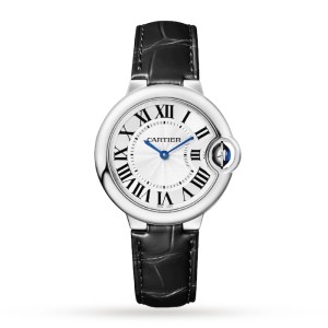 Cartier Ballon Bleu de Cartier Women Quartz Silver Leather Watch WSBB0034
