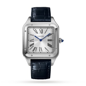 Cartier Santos-Dumont Men Automatic Silver Stainless Steel Watch WSSA0032