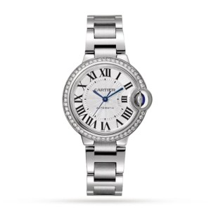 Cartier Ballon Bleu de Cartier Women Automatic Silver Stainless Steel Watch W4BB0023