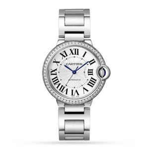 Cartier Ballon Bleu de Cartier Women Automatic Silver Stainless Steel Watch W4BB0024