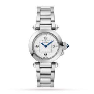 Cartier Pasha de Cartier Women Quartz Silver Stainless Steel Watch WSPA0021