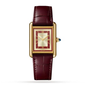 Cartier Tank Louis Multicoloured Leather Watch WGTA0059