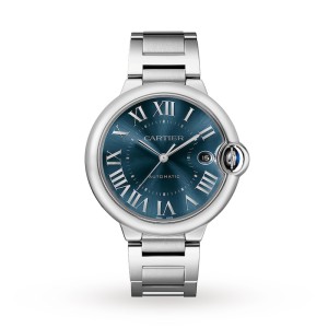 Cartier Ballon Bleu de Cartier Men Automatic Blue Stainless Steel Watch WSBB0061