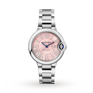 Cartier Ballon Bleu de Cartier Women Automatic Pink Stainless Steel Watch WSBB0046