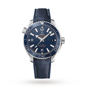Omega Planet Ocean Men Automatic Blue Leather Watch O21533402003001