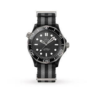 Omega Seamaster Men Automatic Black Fabric Watch O21092442001002