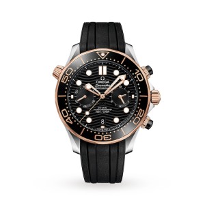 Omega Seamaster Men Automatic Black Rubber Watch O21022445101001
