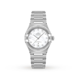 Omega Constellation Women Automatic Mother of Pearl Stainless Steel Watch O13110292055001