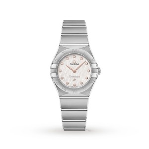 Omega Constellation Women Quartz Silver Stainless Steel Watch O13110256052001