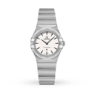 Omega Constellation Women Quartz Silver Stainless Steel Watch O13110256002001
