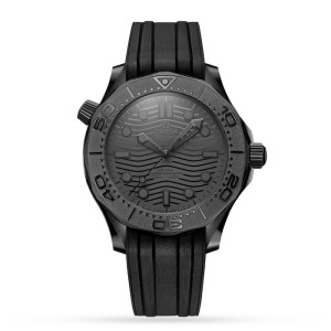 Omega Seamaster Men Automatic Black Rubber Watch O21092442001003