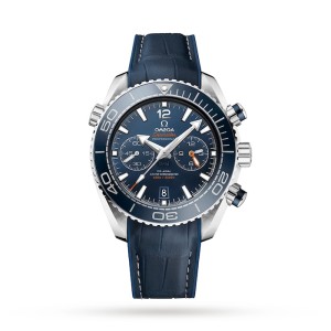 Omega Seamaster Aqua Terra Men Automatic Blue Leather Watch O21533465103001