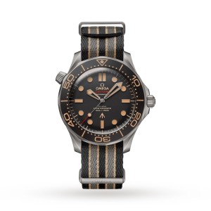 Omega Seamaster Men Automatic Black Fabric Watch O21092422001001