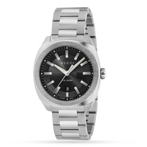 GG GG2570 Men Quartz Black Stainless Steel Watch YA142301