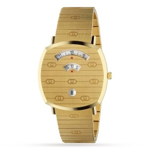 GG Grip Unisex Quartz Gold Stainless Steel & PVD Yellow Gold Watch YA157409