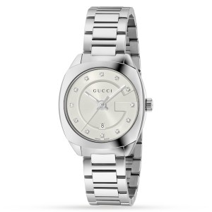 GG GG2570 Women Quartz Silver Stainless Steel Watch YA142504