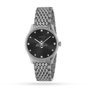 GG G-Timeless Women Quartz Black Stainless Steel Watch YA1264154