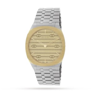 GG 25H Women Quartz Gold Stainless Steel Watch YA163403