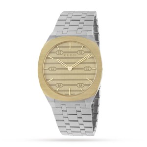 GG 25H Unisex Quartz Gold Stainless Steel Watch YA163405