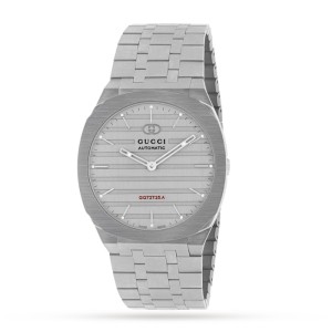 GG 25H Men Automatic Grey Stainless Steel Watch YA163302