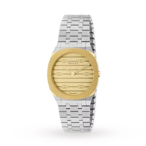 GG 25H Women Quartz Gold Stainless Steel Watch YA163502