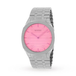 GG 25H Women Quartz Pink Stainless Steel Watch YA163410