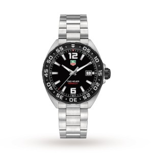 TAG Heuer Formula 1 Men Quartz Black Stainless Steel Watch WAZ1110.BA0875