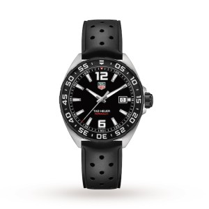 TAG Heuer Formula 1 Men Quartz Black Rubber Watch WAZ1110.FT8023