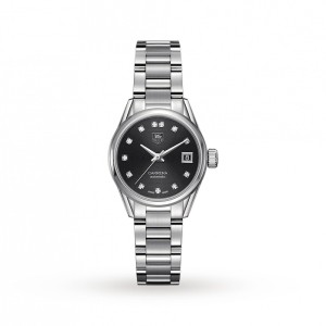 TAG Heuer Carrera Women Automatic Black Stainless Steel Watch WAR2413.BA0776