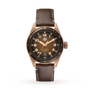 TAG Heuer Autavia Men Automatic Brown Leather Watch WBE5191.FC8276