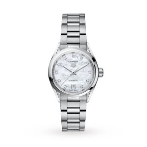 TAG Heuer Carrera Women Automatic Mother of Pearl Stainless Steel Watch WBN2412.BA0621