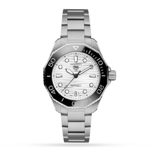 TAG Heuer Aquaracer Women Automatic White Stainless Steel Watch WBP231C.BA0626
